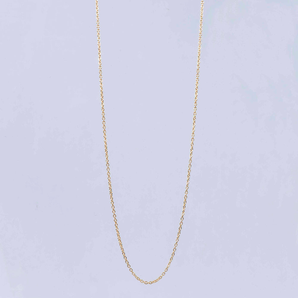 Sterling Silver and 18ct Yellow Gold Trace Link Chain