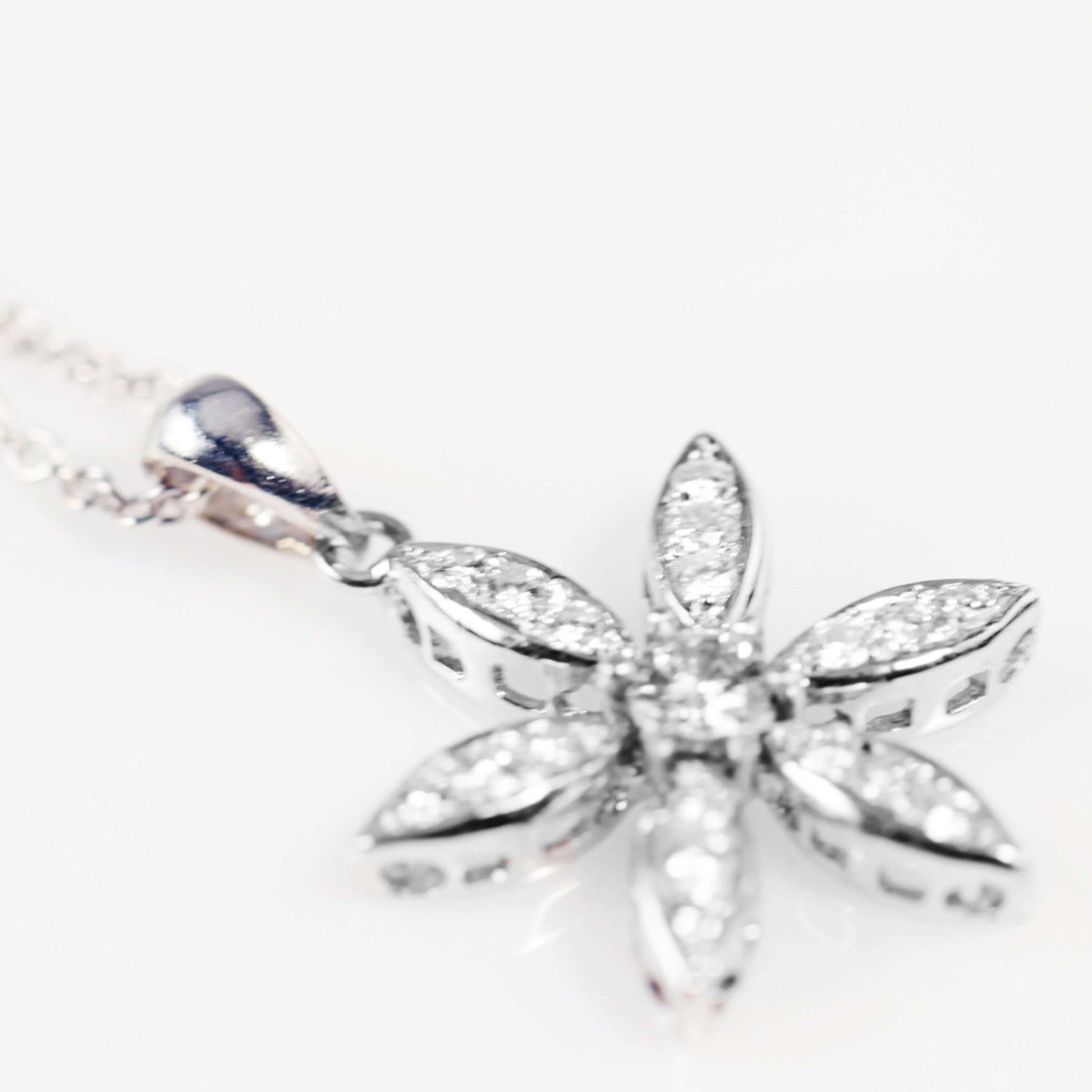 Diamond Daisy Pendant