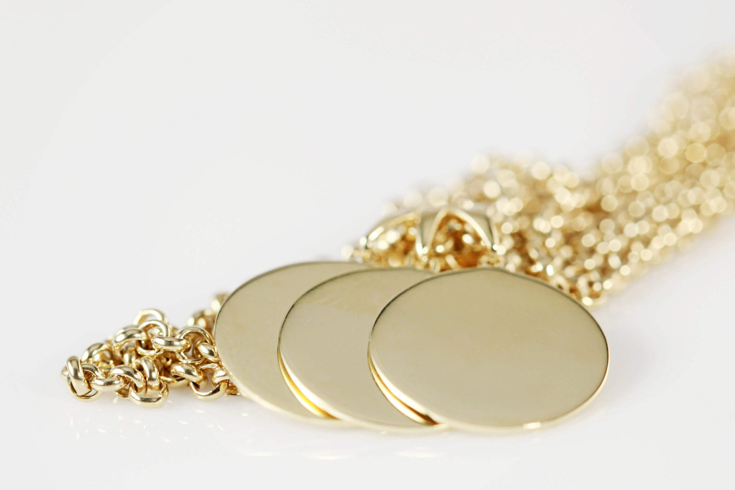 18ct Gold Tag Necklace