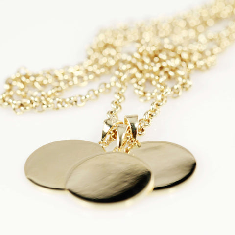 18ct Gold Tag Necklace