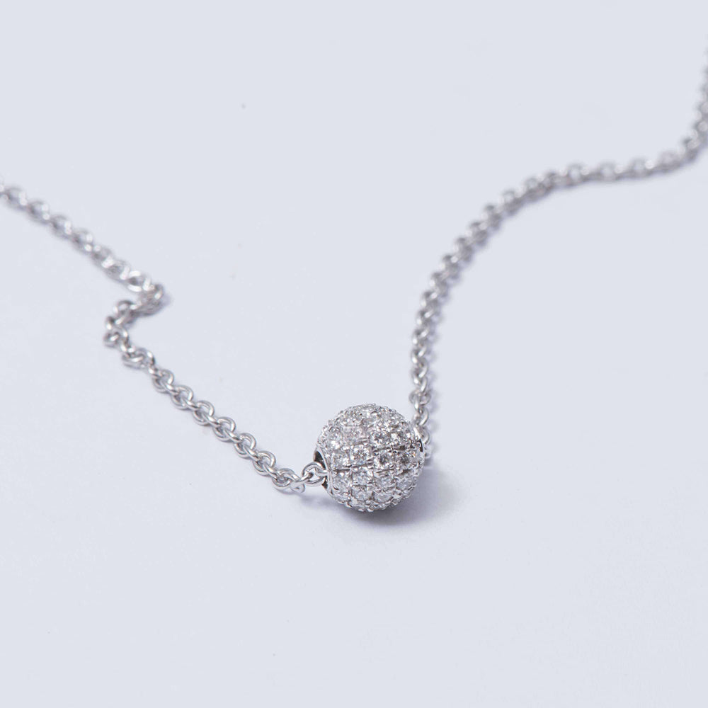 Pave Diamond 'High Goal' Polo Ball Pendant