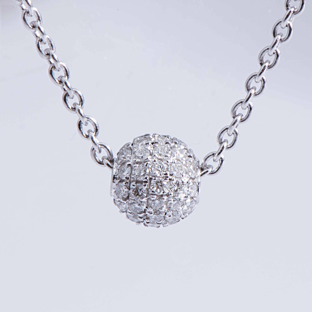 Pave Diamond 'High Goal' Polo Ball Pendant