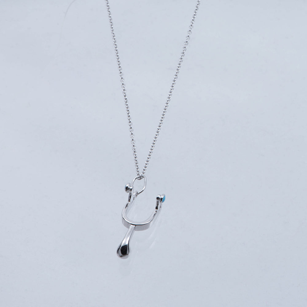 Sterling Silver and Enamel Spur Charm