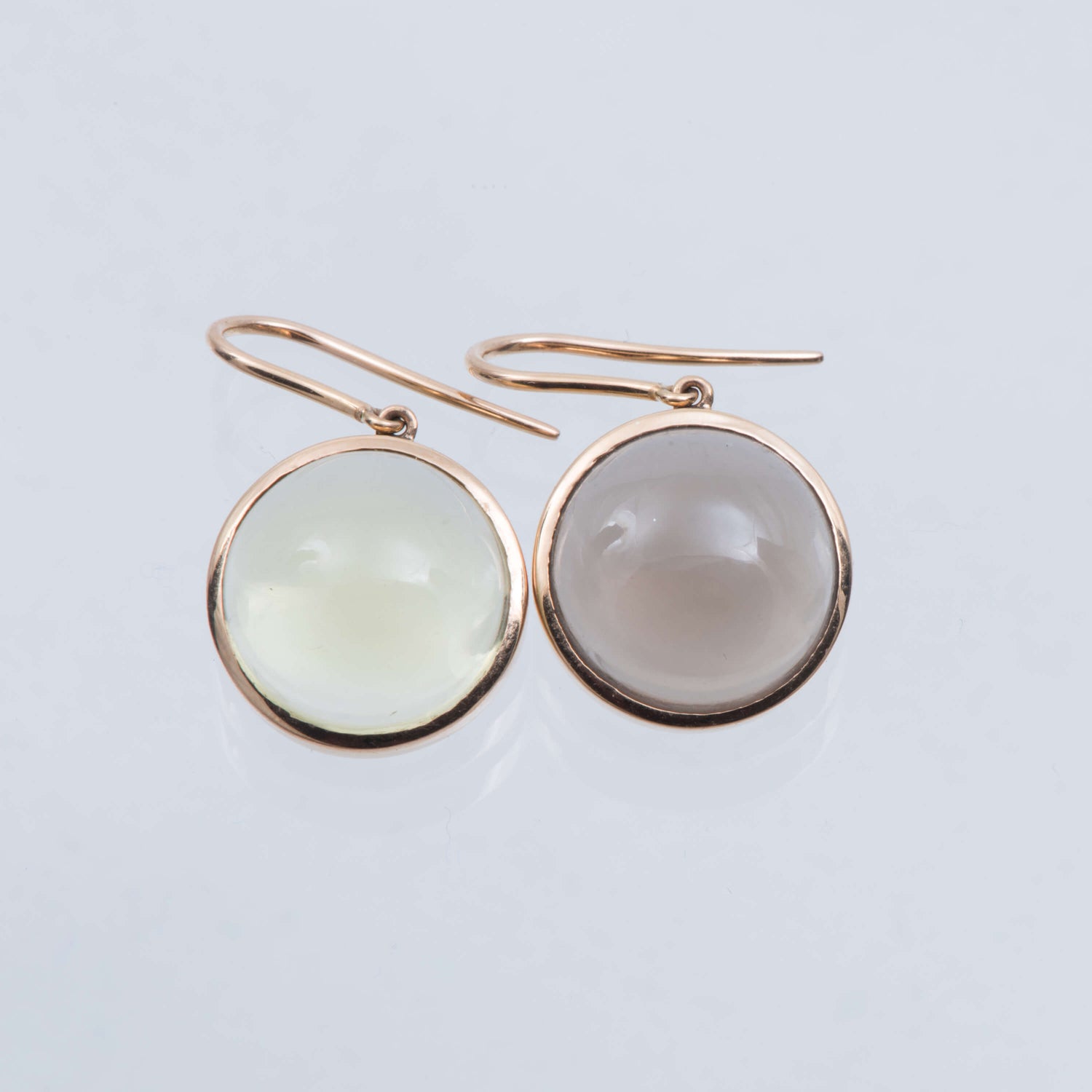 Smokey Quartz And Citrine Drop Earrings