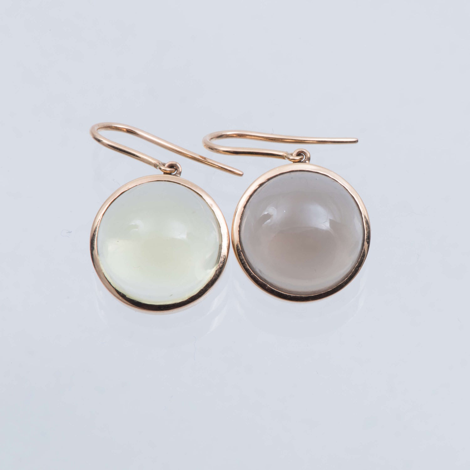 Smokey Quartz And Citrine Drop Earrings