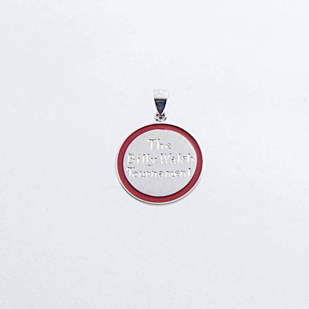 Sterling Silver and Enamel 'Divot' Disk