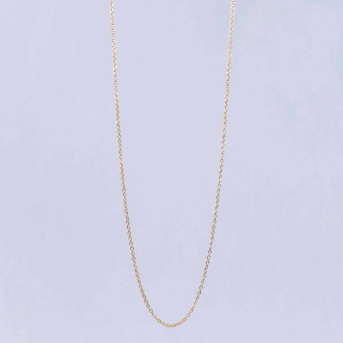 Sterling Silver and 18ct Yellow Gold Trace Link Chain