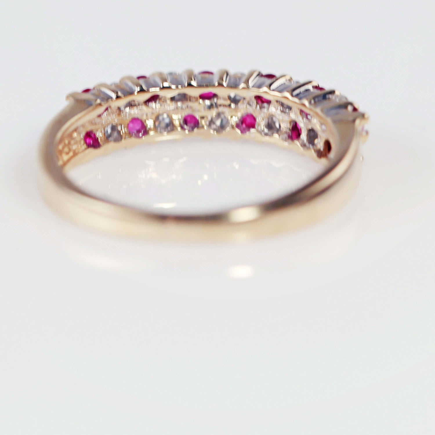 Ruby And Diamond Eternity Ring