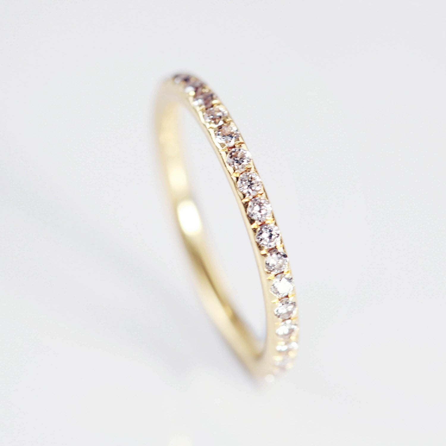 Pave Diamond Set Wedding Ring