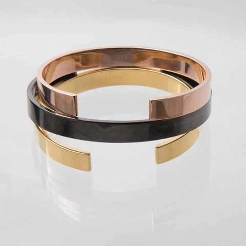 Sterling Silver Torque Bangles