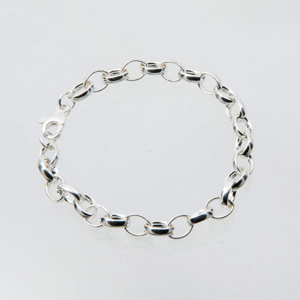 Sterling Silver 'Time Out' Charm Bracelet