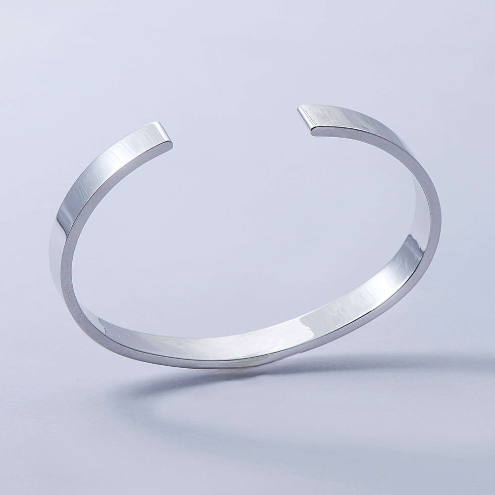 Sterling Silver Torque Bangle