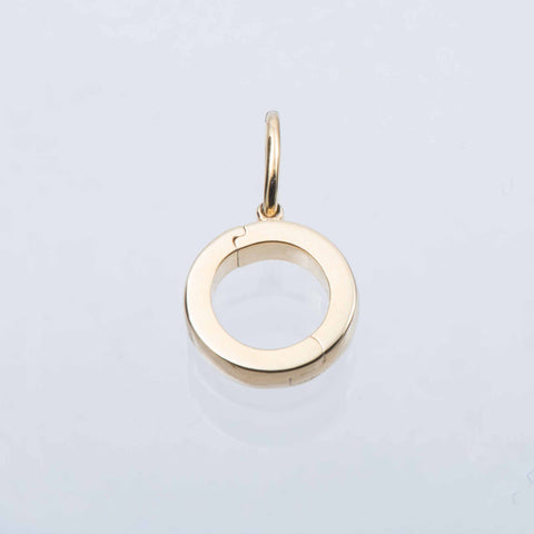 Sterling Silver And 18ct Yellow Gold Detachable Loop